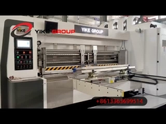 자동 리드 엣지 피더 네 가지 색상 플렉소 프린터 일반 카튼 상자를 위한 슬로터 머신