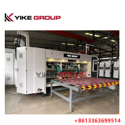 목록으로 만들어지는 자동적인 선단 Flexo 4 컬러 인쇄기 Slotter Diecutter 기계 ISO 세륨