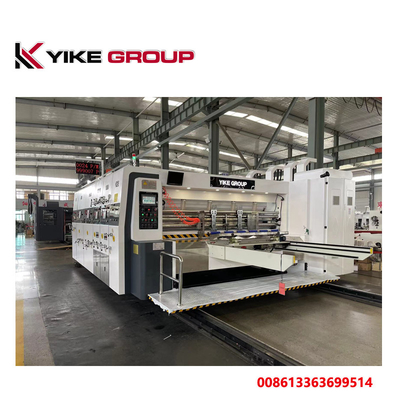 목록으로 만들어지는 자동적인 선단 Flexo 4 컬러 인쇄기 Slotter Diecutter 기계 ISO 세륨
