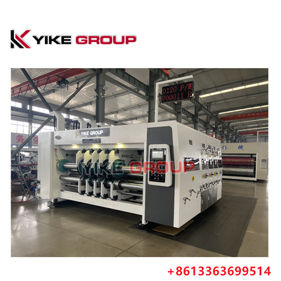 목록으로 만들어지는 자동적인 선단 Flexo 4 컬러 인쇄기 Slotter Diecutter 기계 ISO 세륨