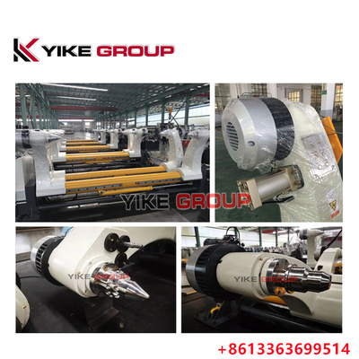 YK-2500 / 250,V6B 고속 자동 코러브 카드보드 생산 라인을 위한 수압 밀 롤 스탠드